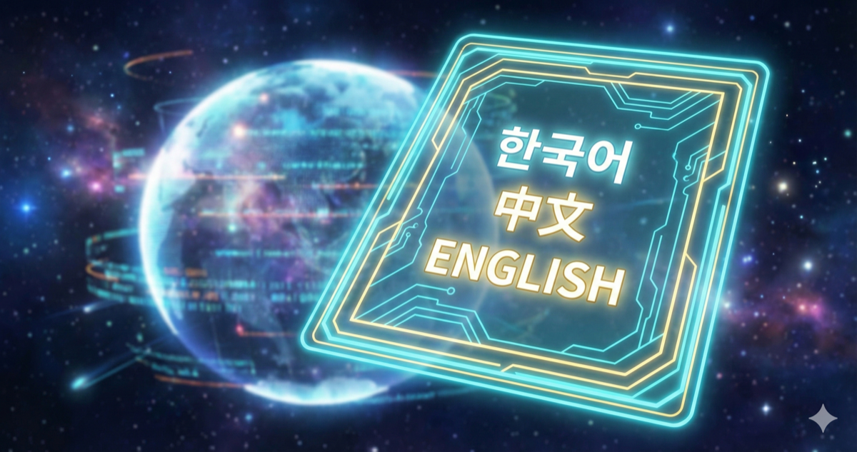 Trading card with Korean and Chinese translations