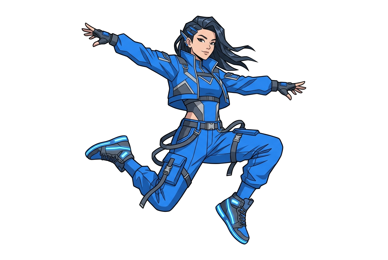 Izzy — blue dancer who owns short /ĭ/